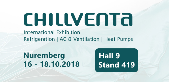 Chillventa 2018 Nürnberg'e Bekleriz.